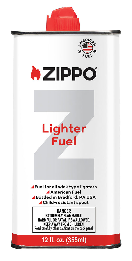 Front of Zippo Lighter Fuel - 12 oz