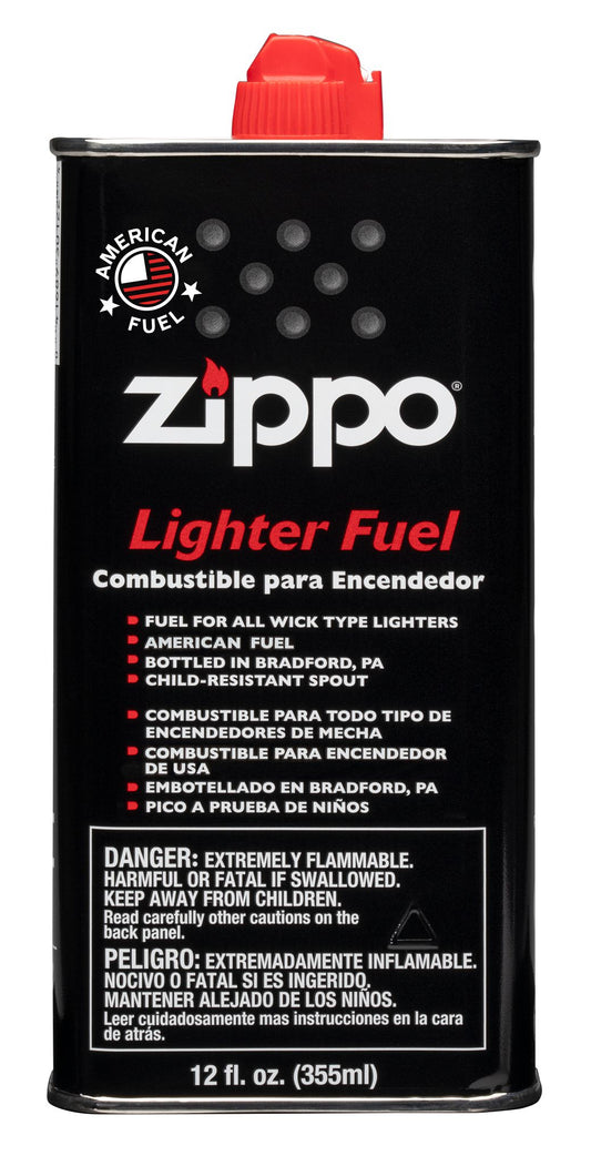 Front of Zippo Lighter Fuel - 12 oz.