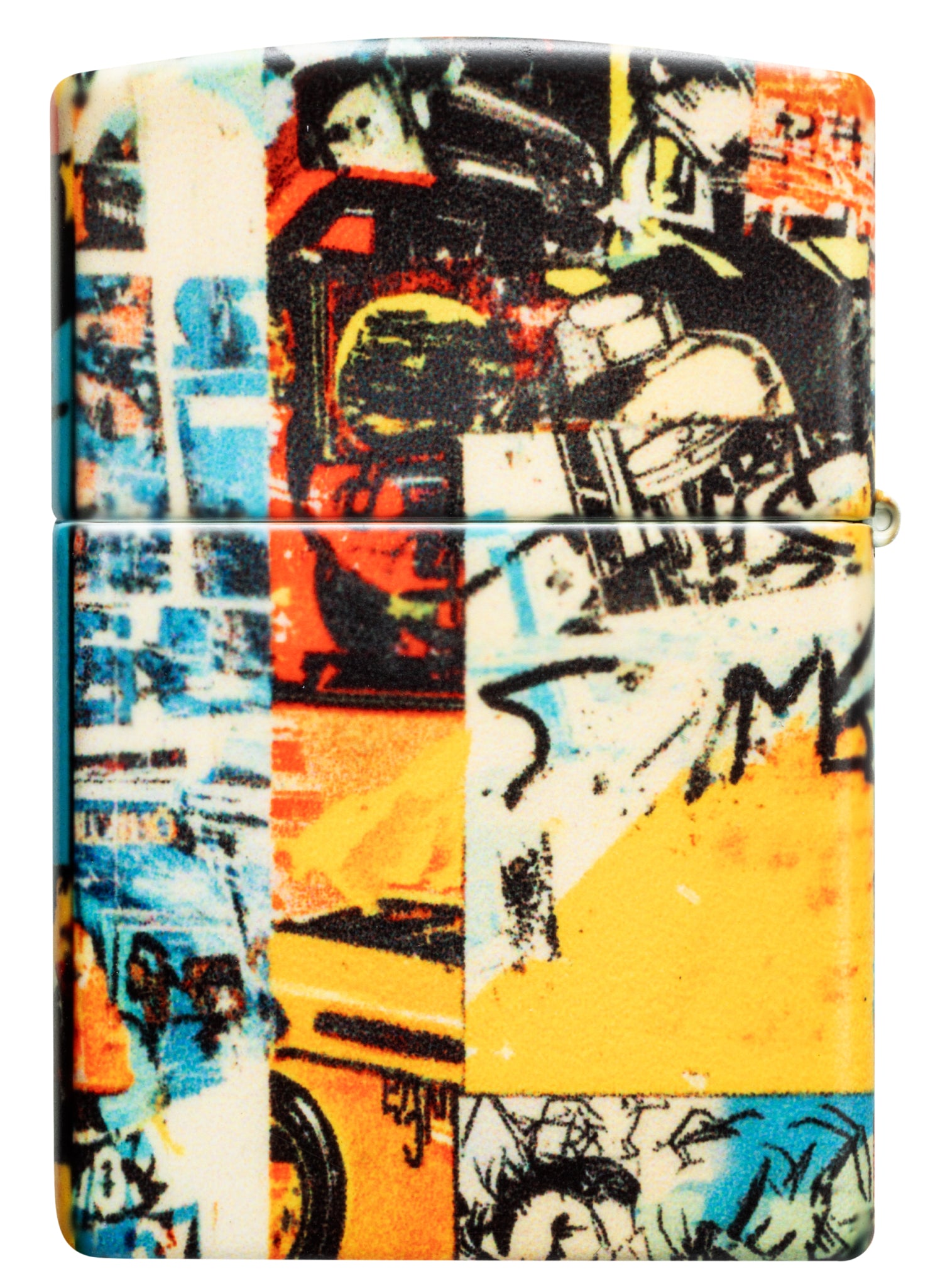 Back view of Zippo Eye See You Design 540 Matte Windproof Lighter.