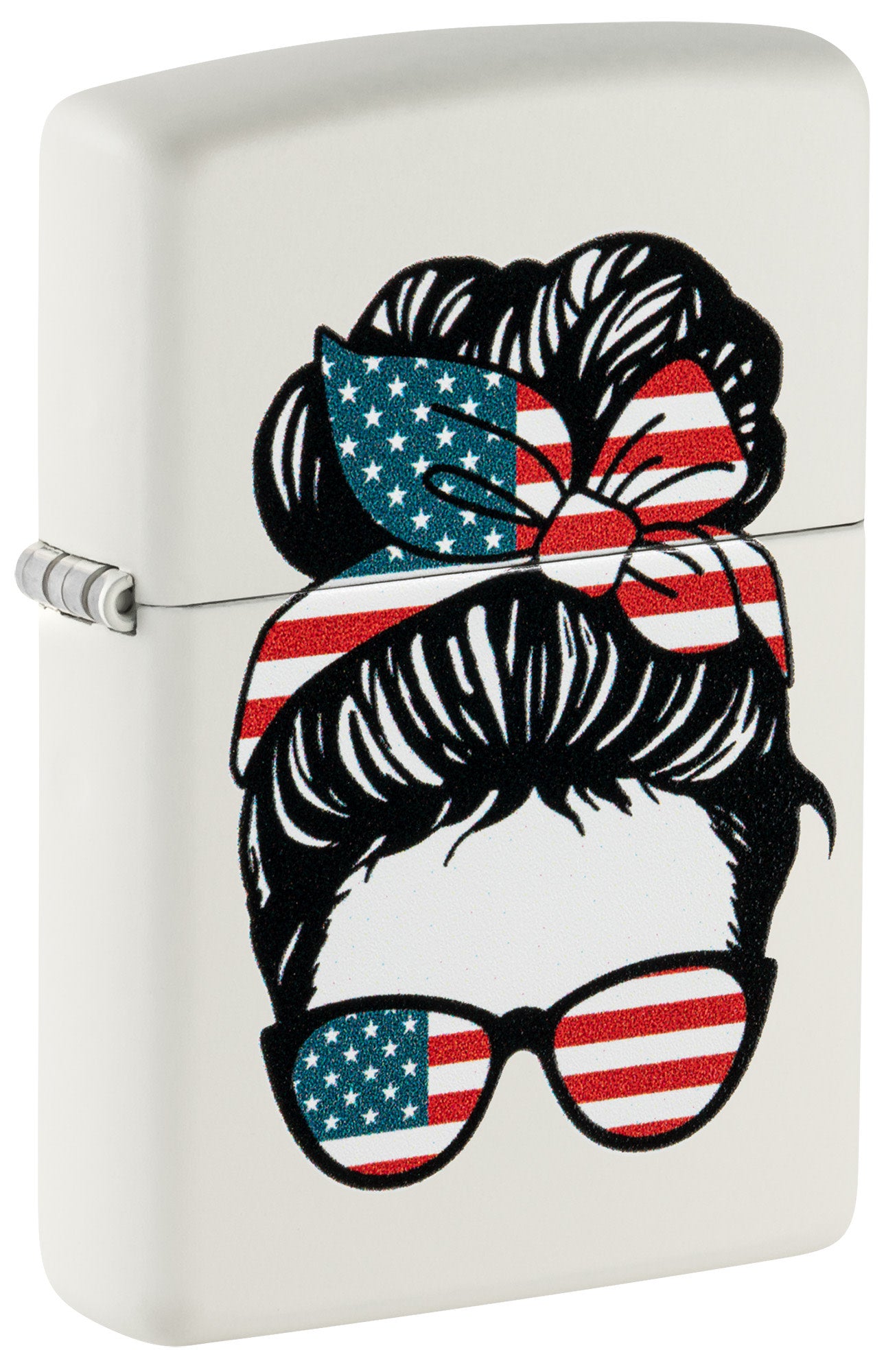 Zippo American Woman Design White Matte Windproof Lighter – Zippo USA