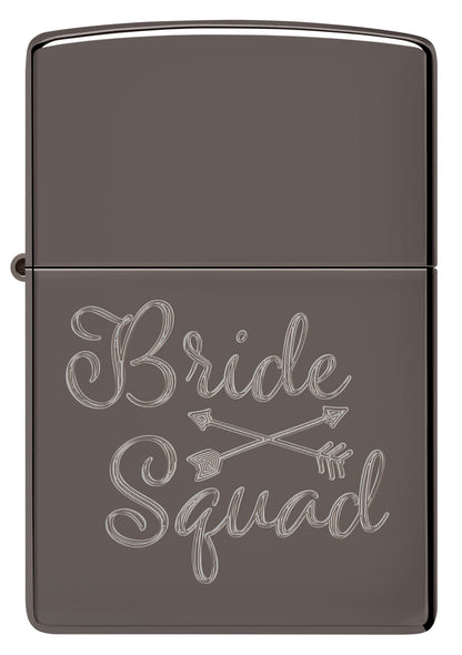 Front of Bridesquad Design Windproof Lighter