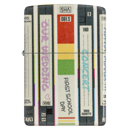 Front view of Zippo Home Video Design 540 Matte Windproof Lighter.