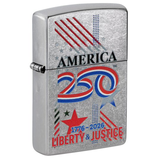 America250 Liberty & Justice Design - Chrome