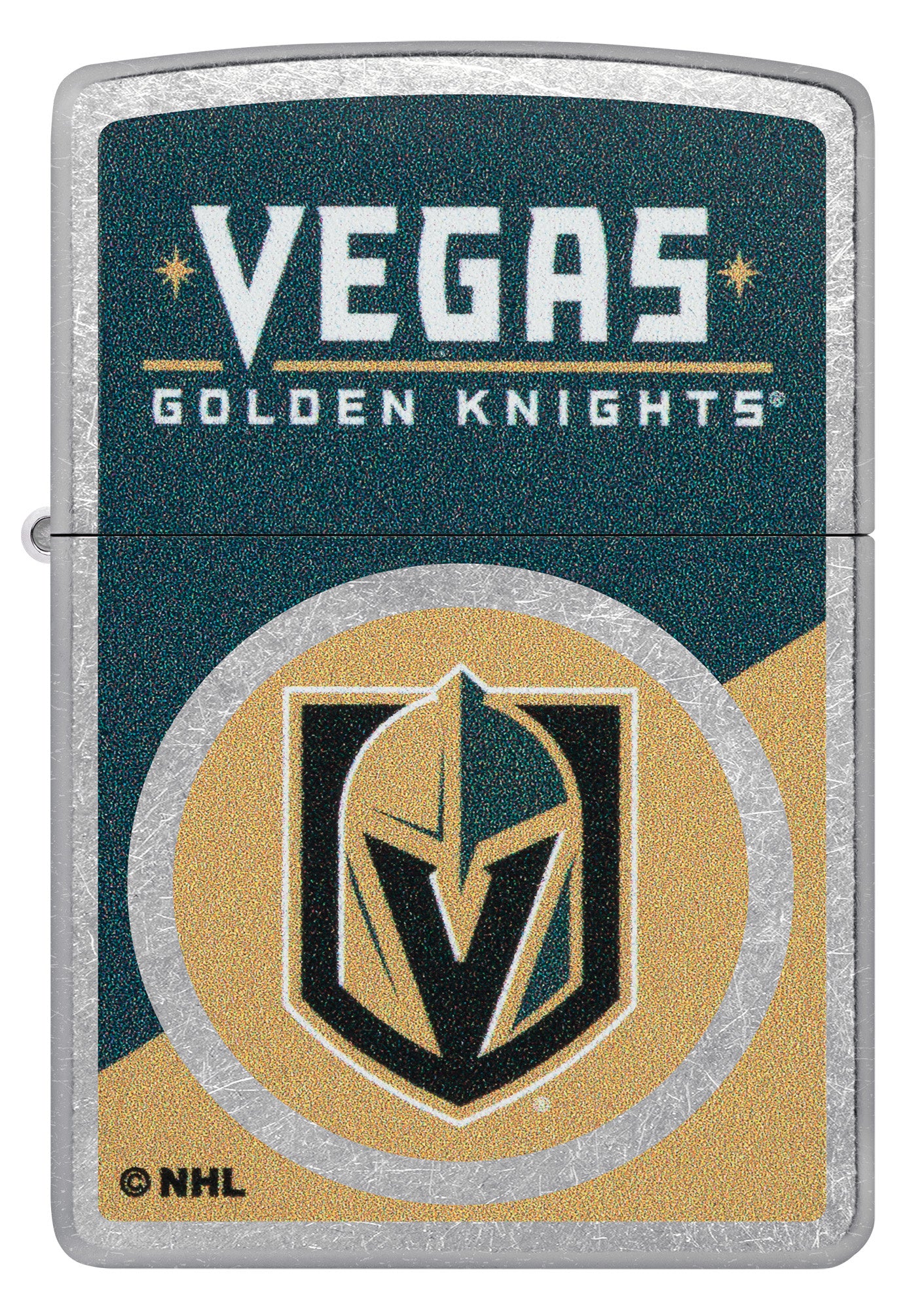 Zippo NHL® Vegas Golden Knights® Colorblock Logo Design Street