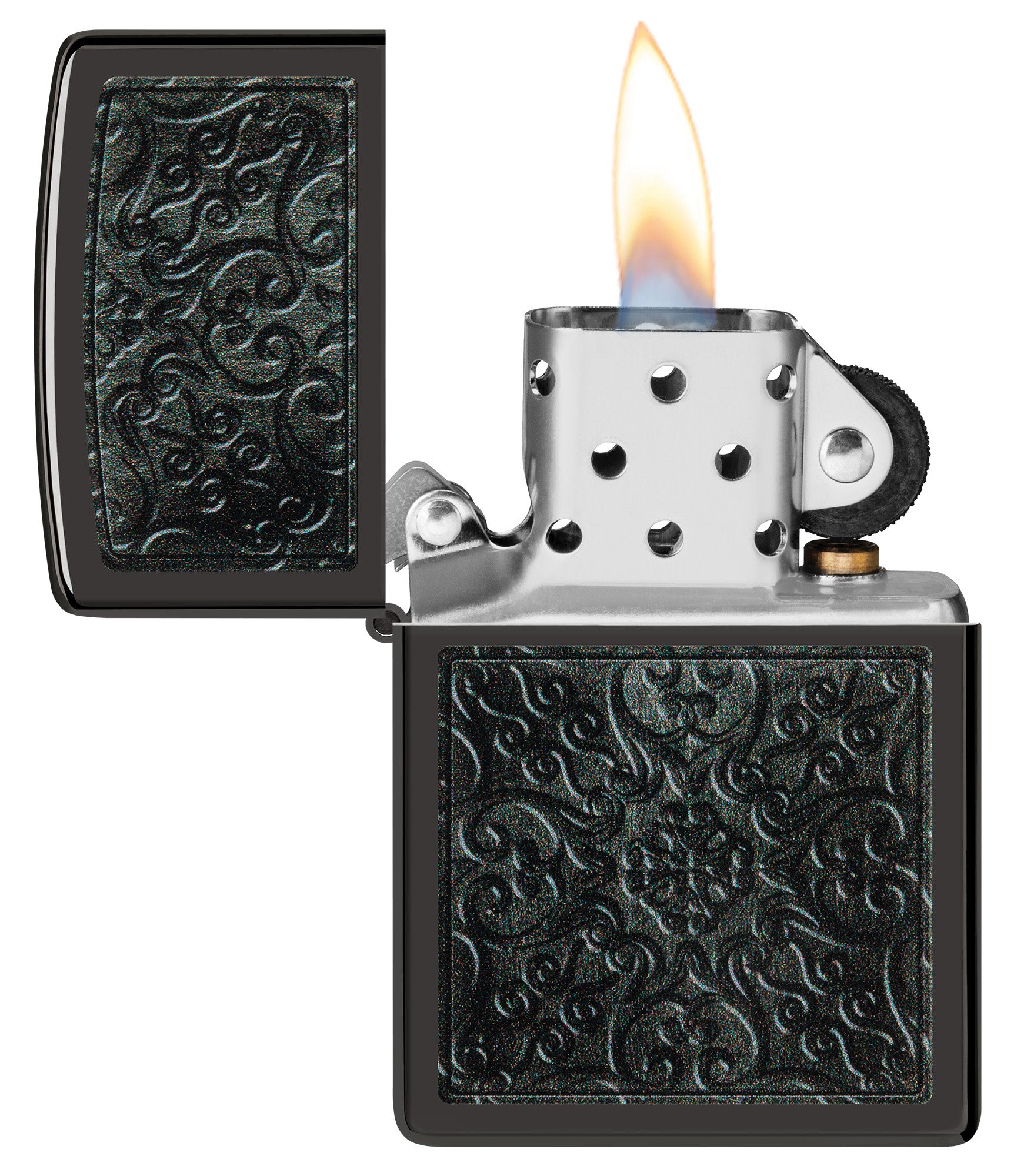 Deals KITH x Zippo Black Matte Windproof Lighter