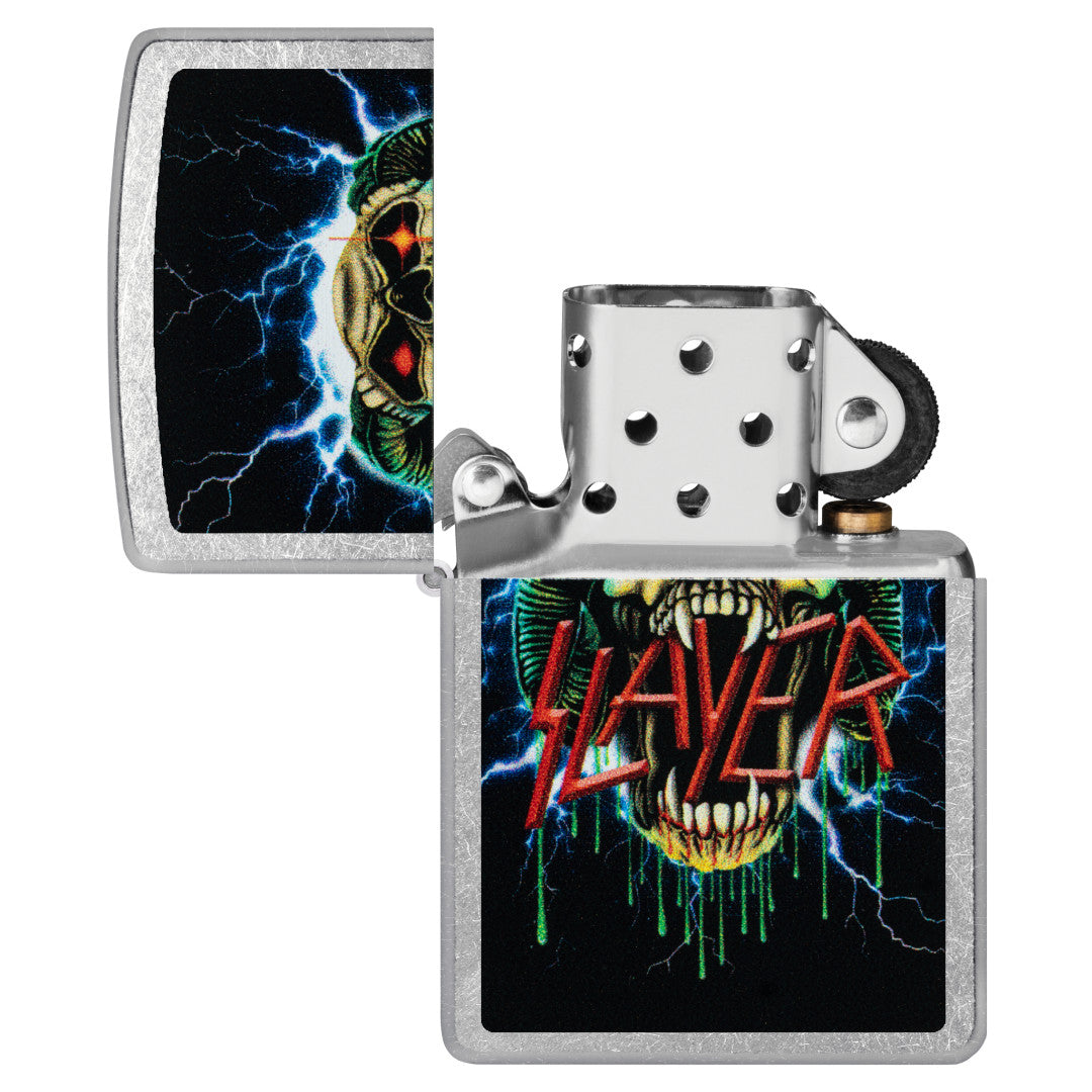 Zippo Slayer Snake Design Street Chrome Windproof Lighter – Zippo USA