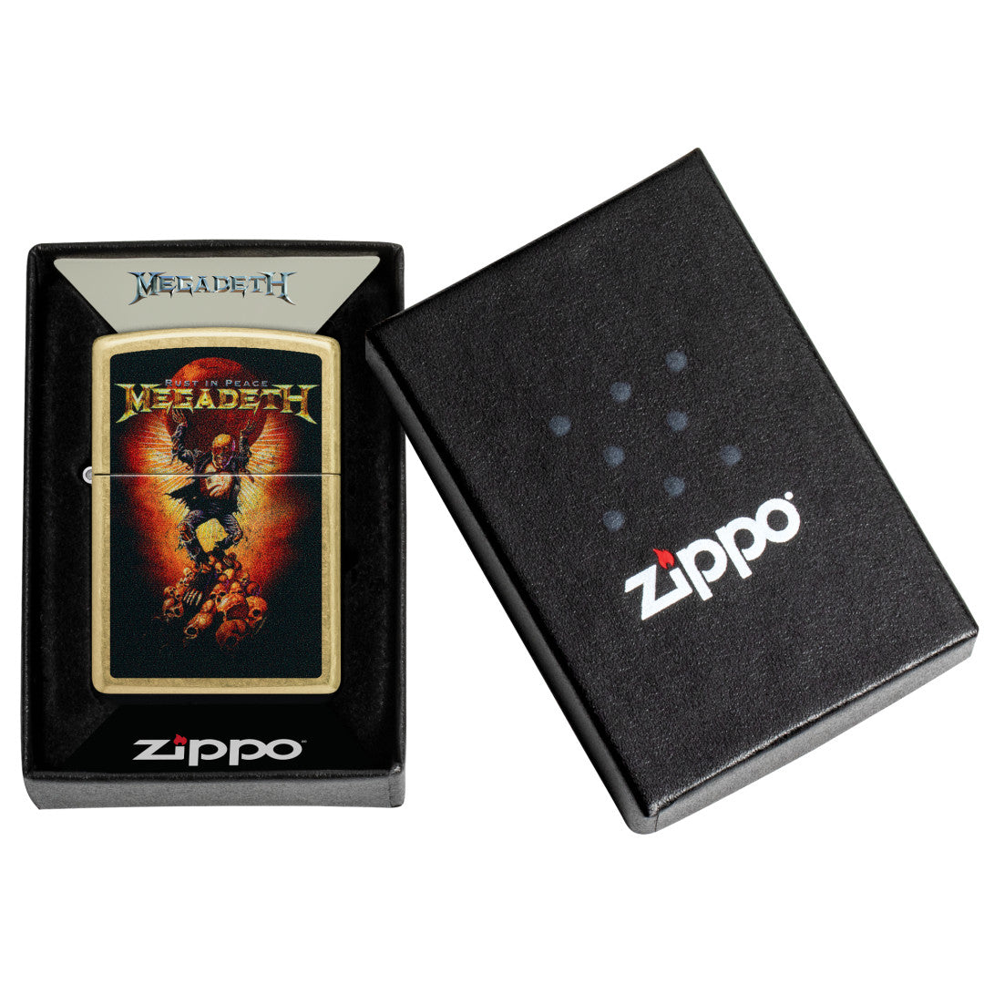 G.O.A.T. Rust In Peace Lサイズ Zippo Megadeth Rust In Peace Design Street Brass Windproof Lighter