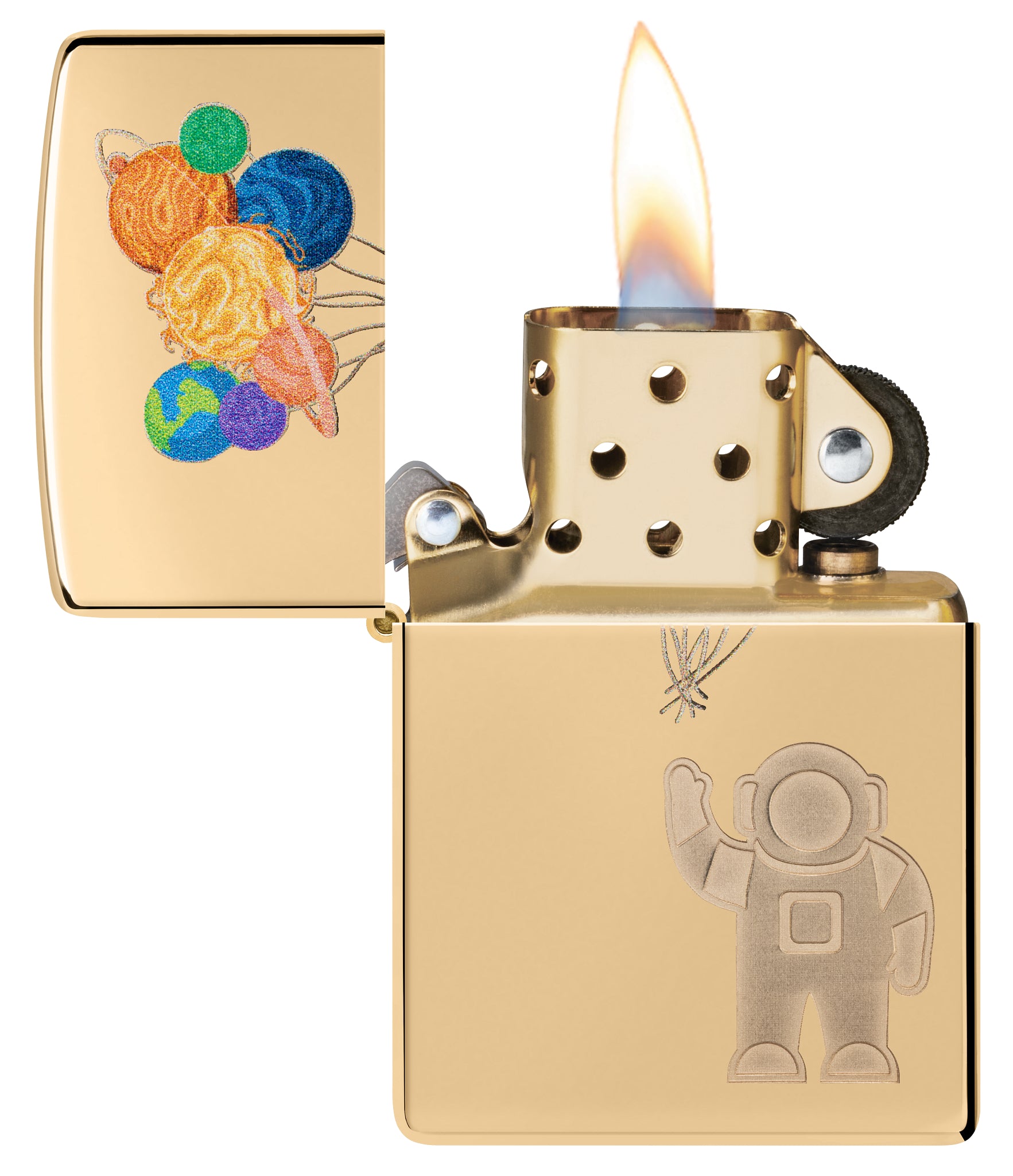 Zippo Liftoff Design High Polish Brass Windproof Lighter – Zippo USA