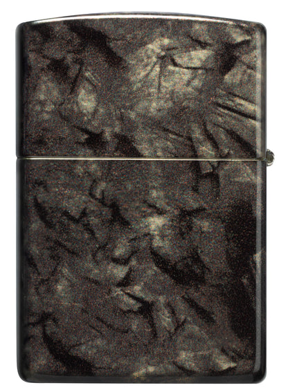 Back view of Zippo Gleaming Tree of Life Design 540 Tumbled Brass Windproof Lighter.