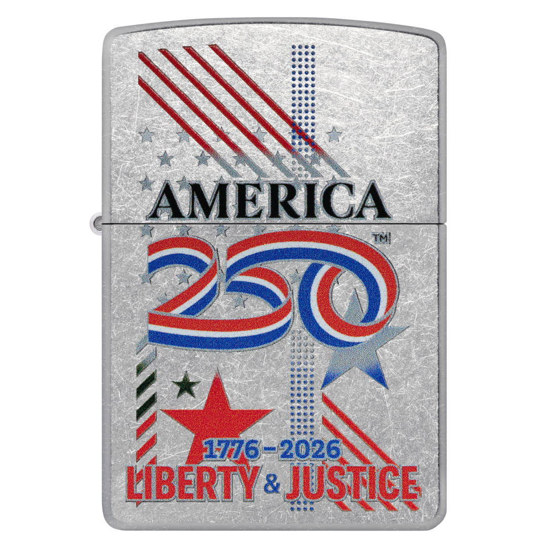 America250 Liberty & Justice Design - Chrome