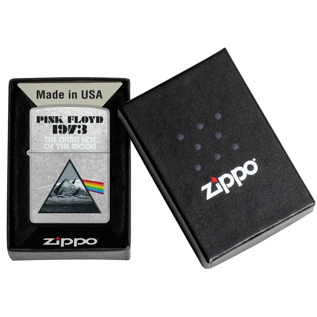Zippo Pink Floyd The Dark Side of the Moon Street Chrome Windproof