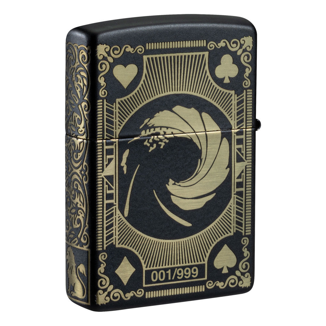 Back View of 2026 James Bond Day Collectible at 3/4 angle