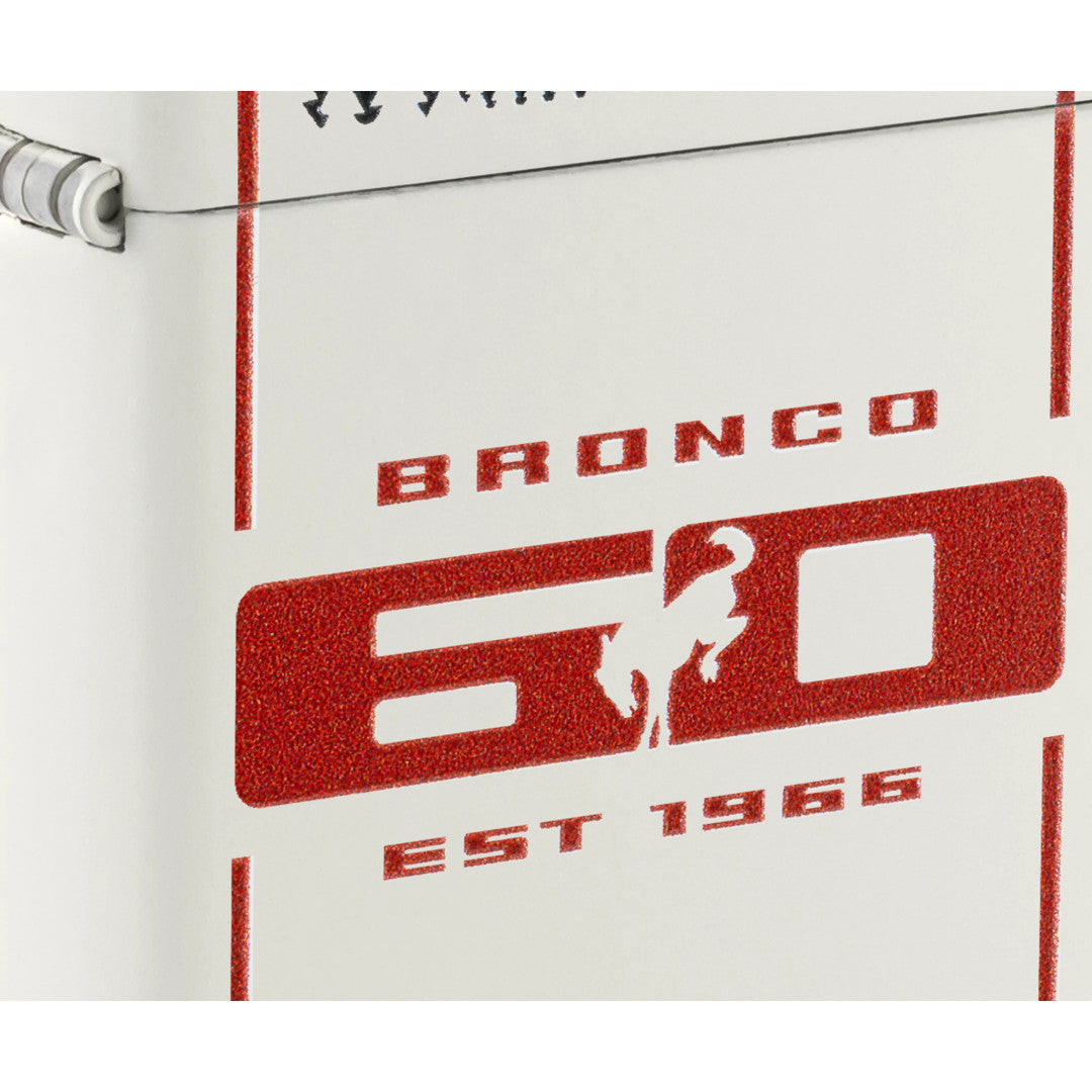 Zippo Ford Bronco 60th Anniversary Design White Matte Windproof