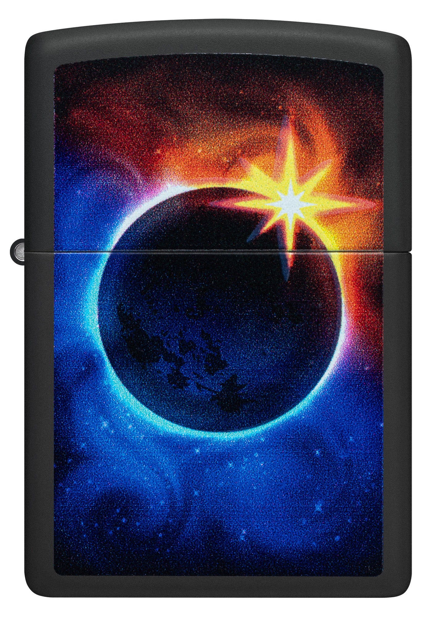 Zippo Eclipse Design Black Matte Windproof Lighter – Zippo USA