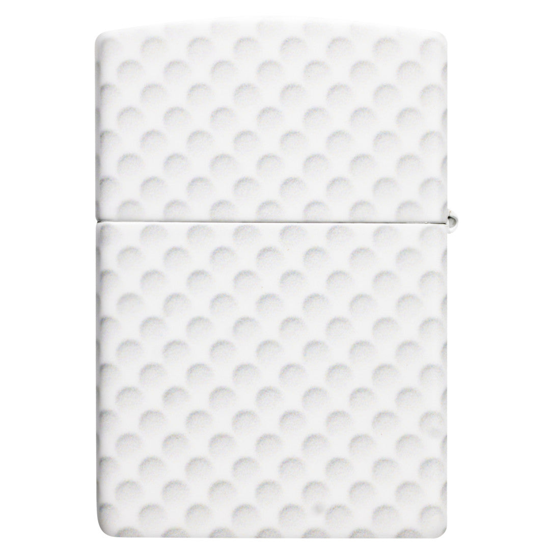 Back view of Zippo Golf Ball Design 540 Matte Windproof Lighter.