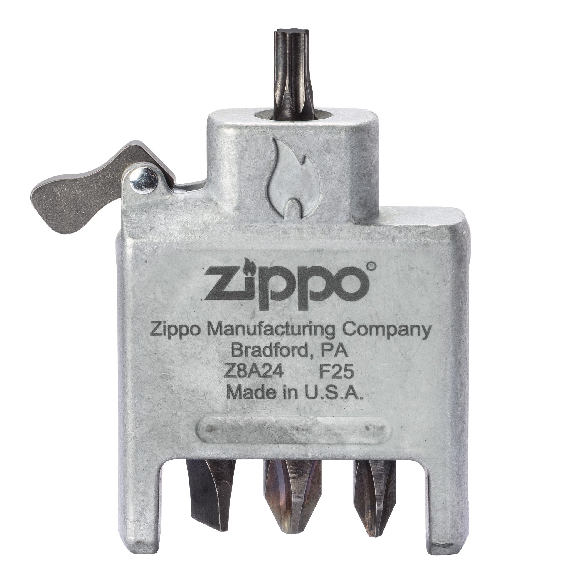 Zippo Bit Safe Screwdriver Brushed Chrome Lighter Insert – Zippo USA