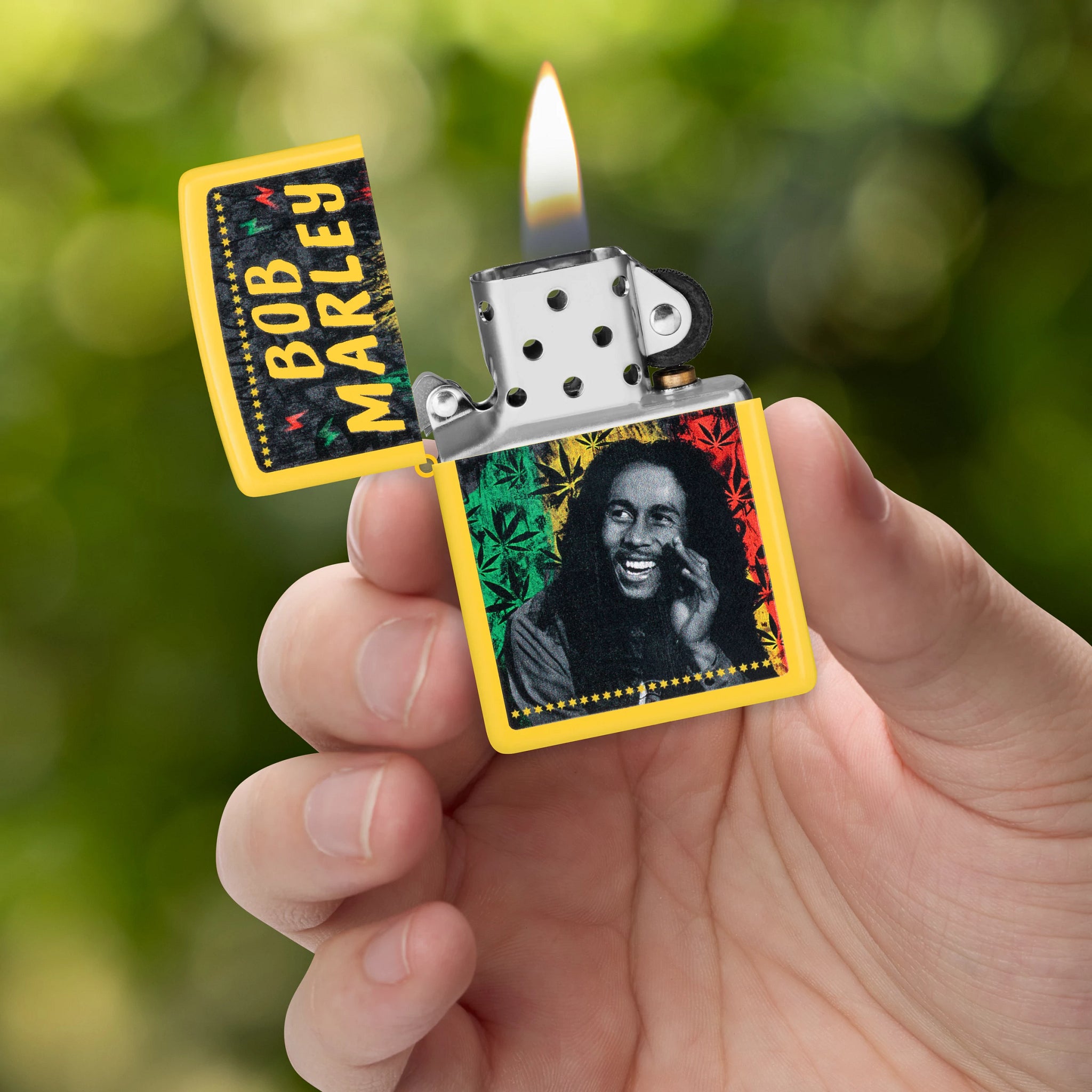 Zippo Bob Marley Sunshine Design Classic Sunflower Windproof