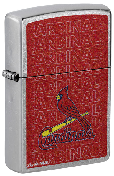 Zippo MLB® St. Louis Cardinals™ Logo Design Street Chrome