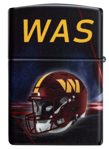 Back view of Zippo NFL Washington Commanders 540 Matte Windproof Lighter.