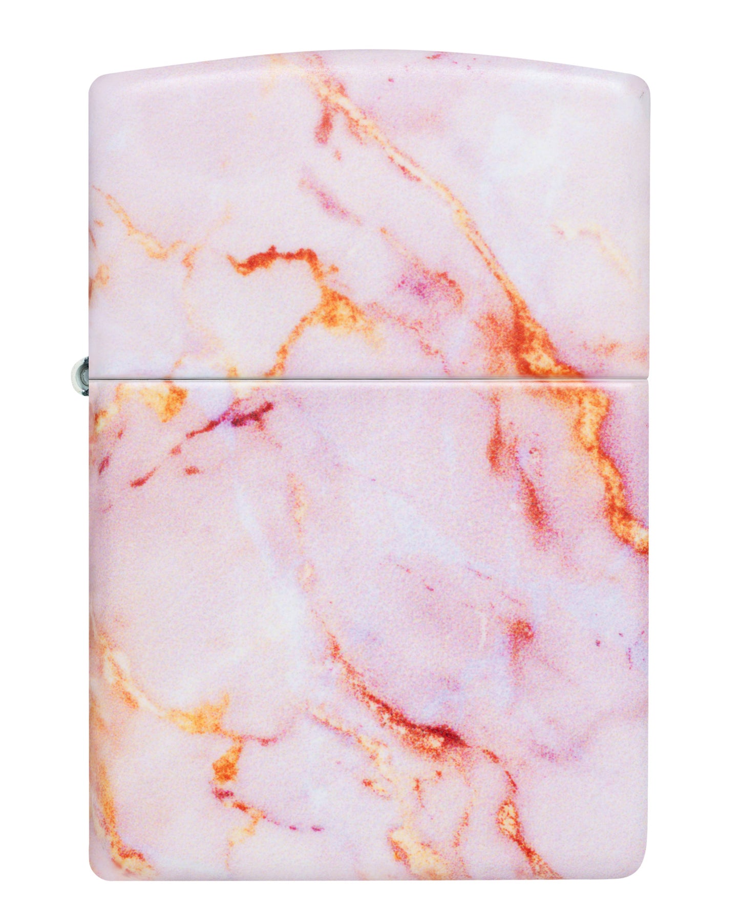 Front View of Zippo Pink Marble Bit Safe Design Windproof Lighter