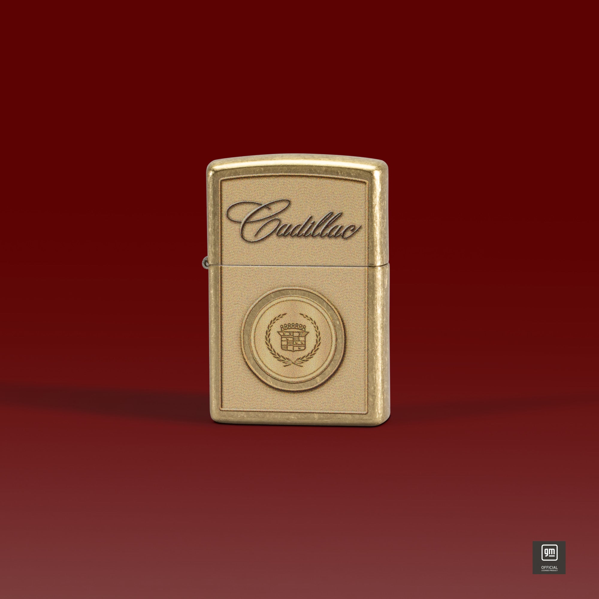 Zippo Cadillac Crest Design Street Brass Windproof Lighter – Zippo USA