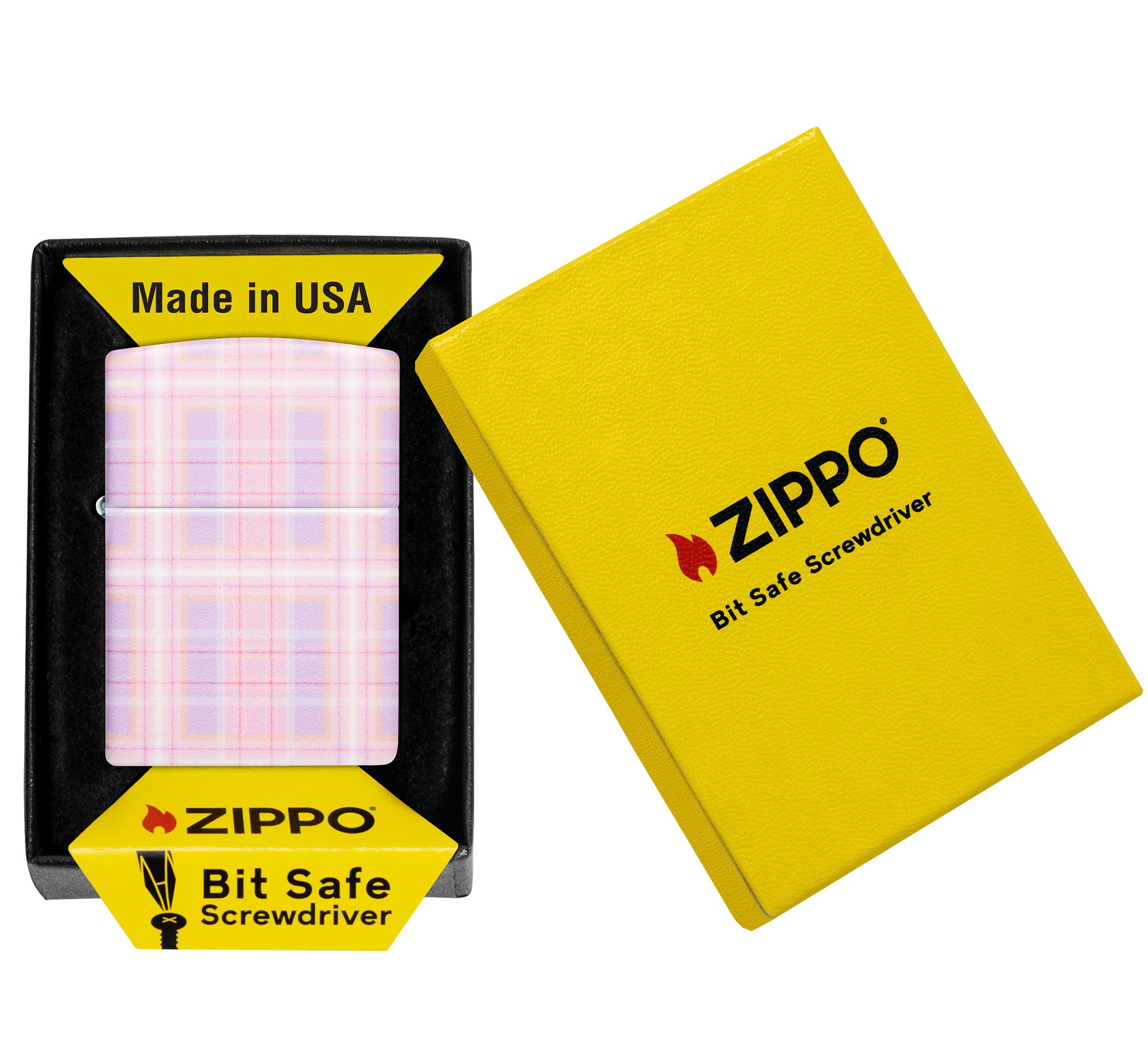 Bit Safe Screwdriver with Plaid Design – Zippo USA