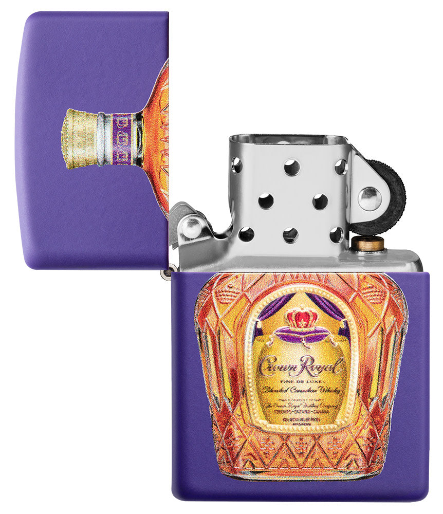 Crown Royal® Purple Matte Windproof Lighter and Pouch Gift