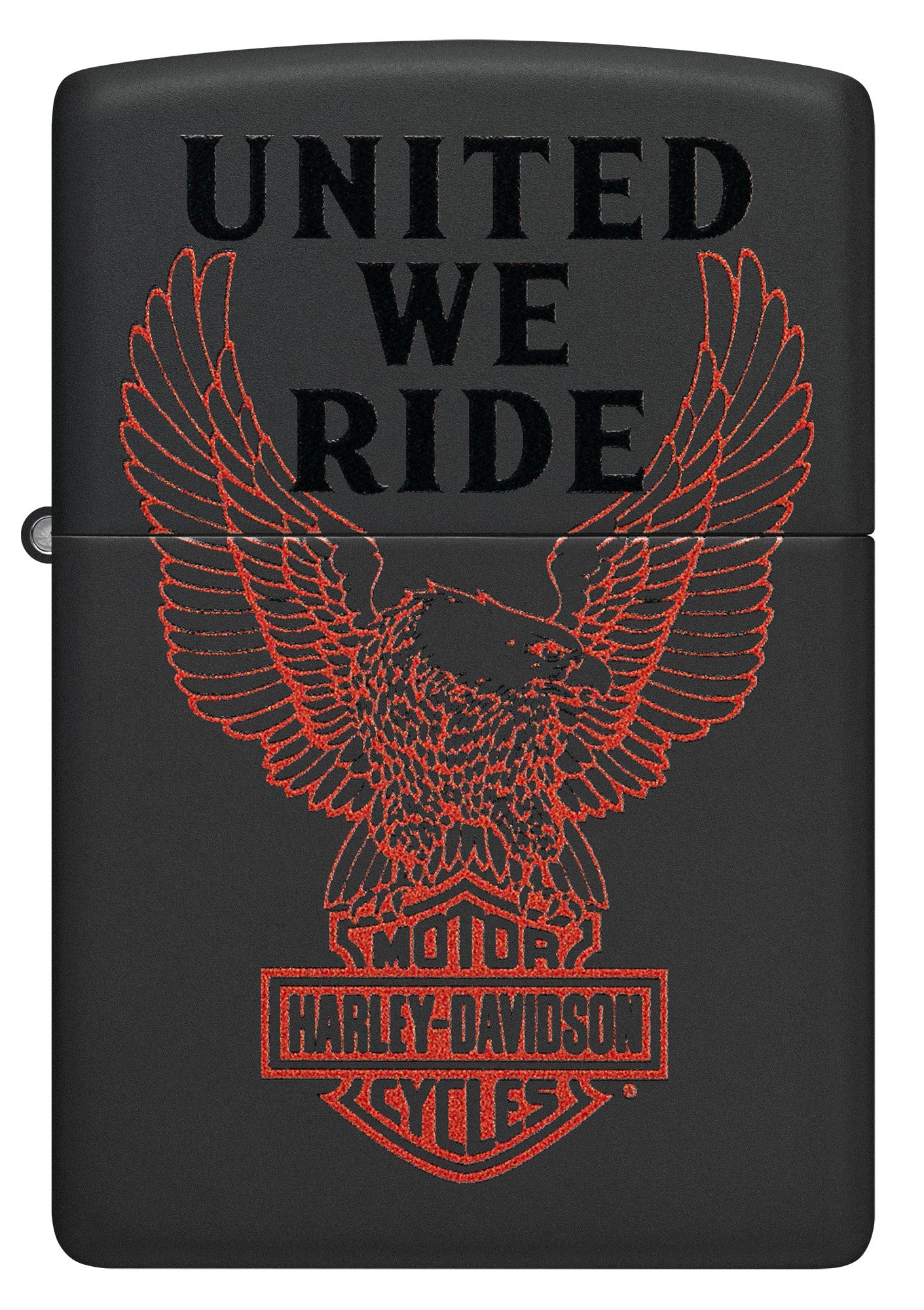 Harley-Davidson® United We Ride Design Black Matte Windproof