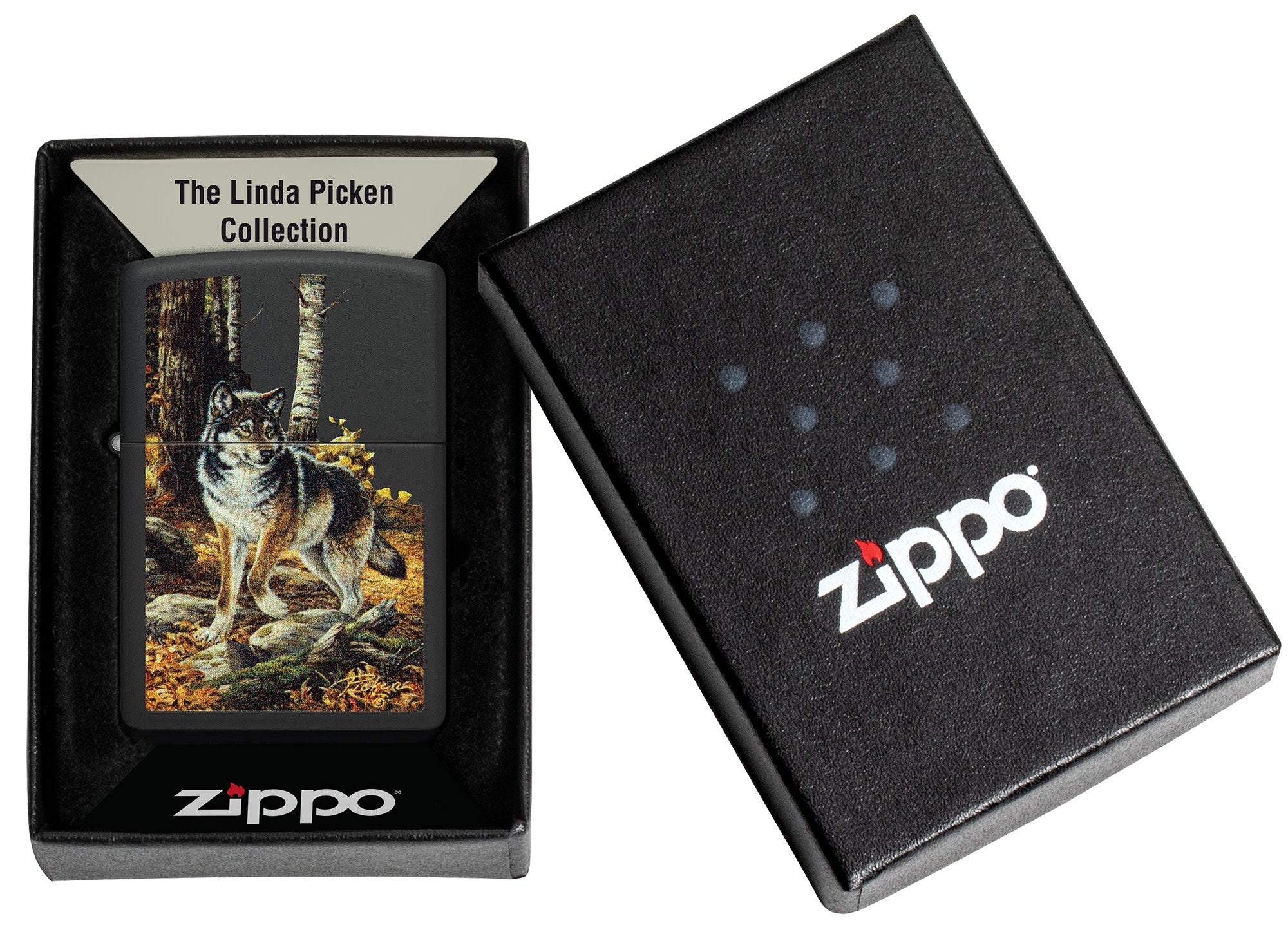 Deals Rare Retired 2008 Linda Pickens Black Lab Zippo Lighter