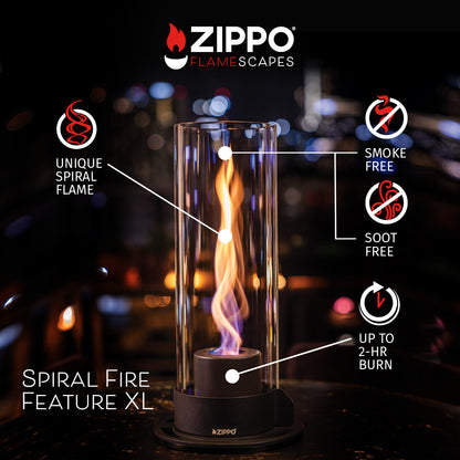 FlameScapes® Spiral Fire Feature XL with Fuel