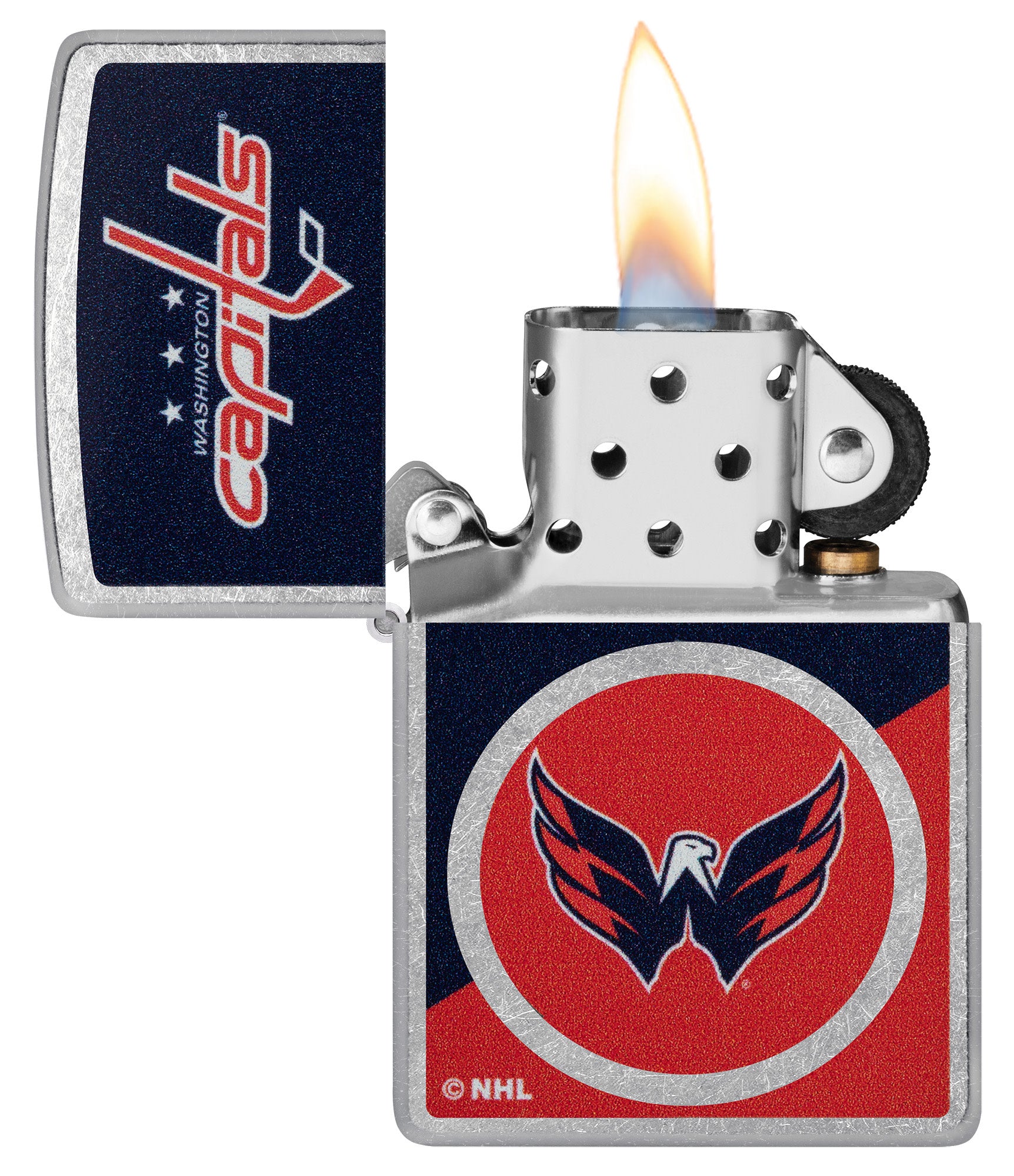 Zippo NHL® Washington Capitals® Colorblock Logo Design Street
