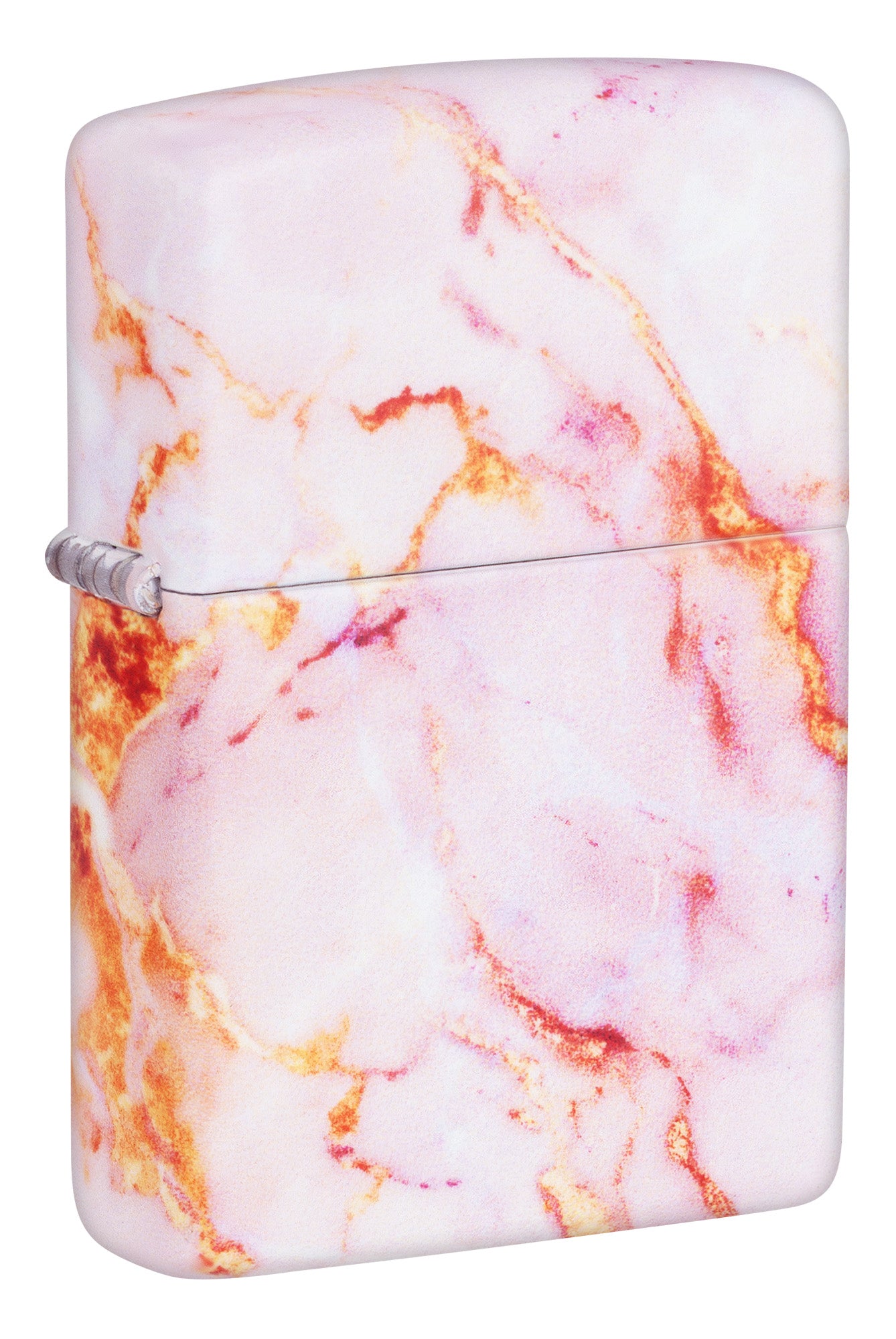 Front View of Zippo Pink Marble Bit Safe Design Windproof Lighter