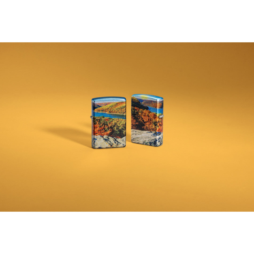 Lifestyle image of ZIP Exclusive: Allegheny Mountains Design on yellow background