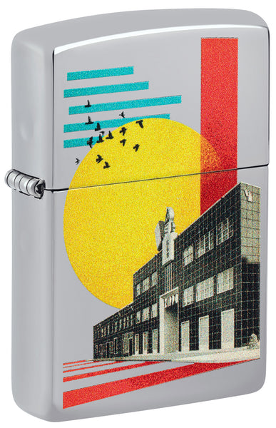 株DAICHI両面デザインZIPPO zippo ジッポーライター 龍虎 4面連続デザイン ニッケル