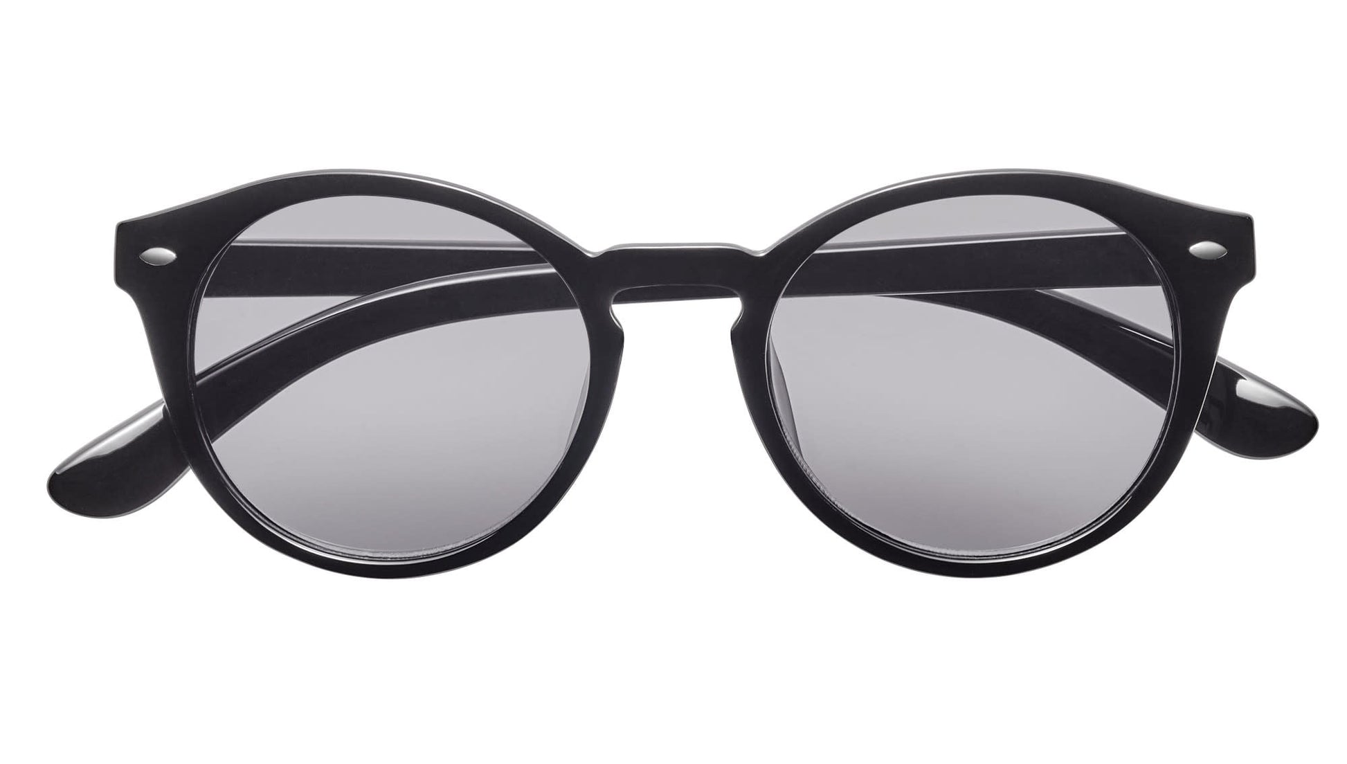 Front shot of Classic Round Sunglasses OB137 - Smoke