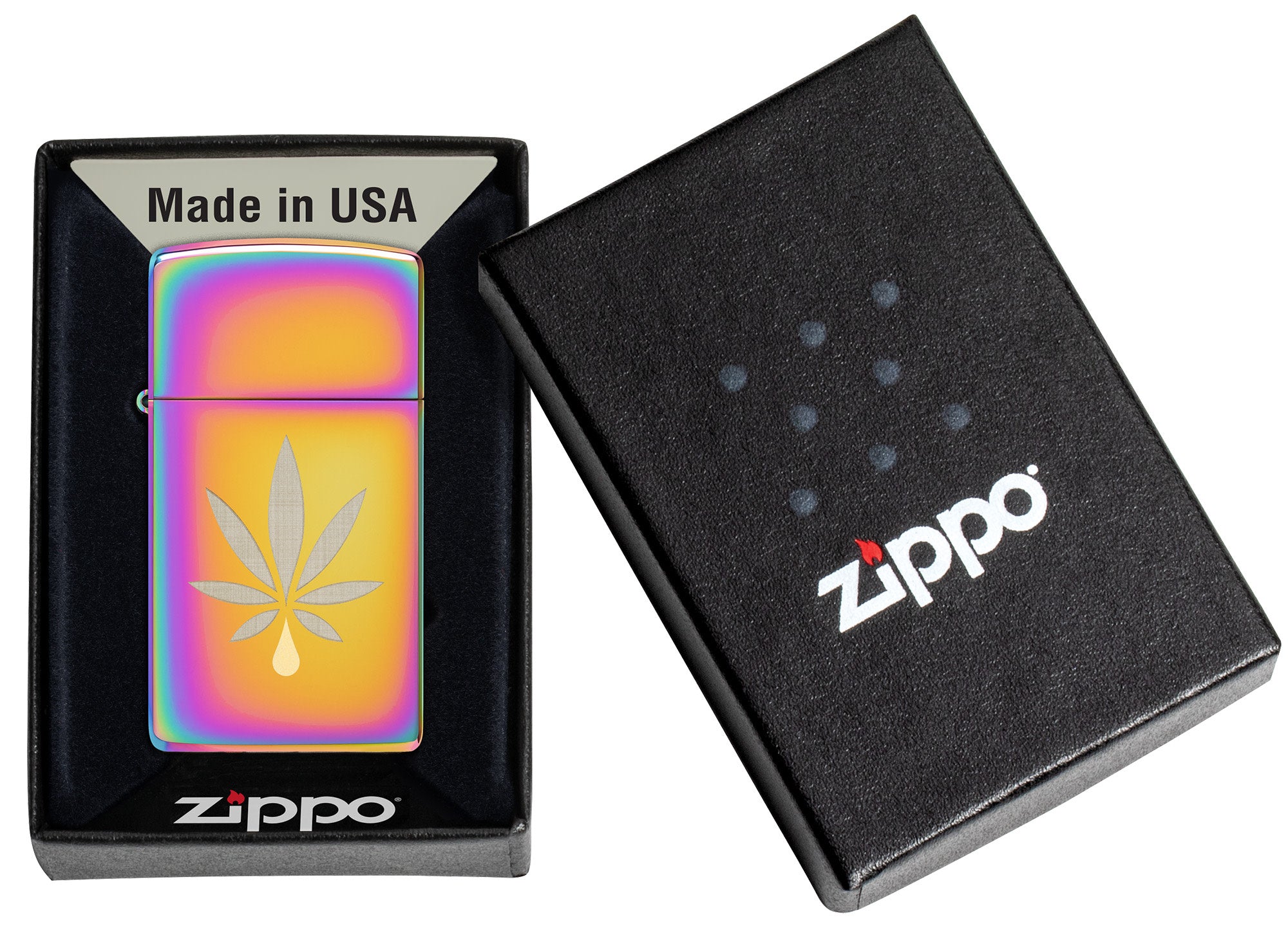 Rare Digital Weed online Cannabis Design Zippo