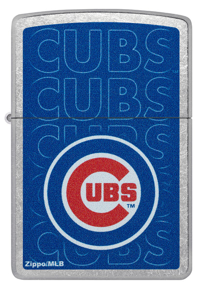 Zippo MLB® Chicago Cubs™ Logo Design Street Chrome Windproof Lighter – Zippo USA