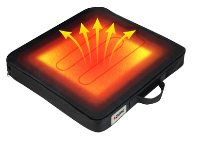 Top view of Zippo Heated Seat - Single showing that the product is heated. 

