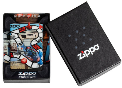 Zippoland Design 540 Matte Windproof Lighter in its packaging.