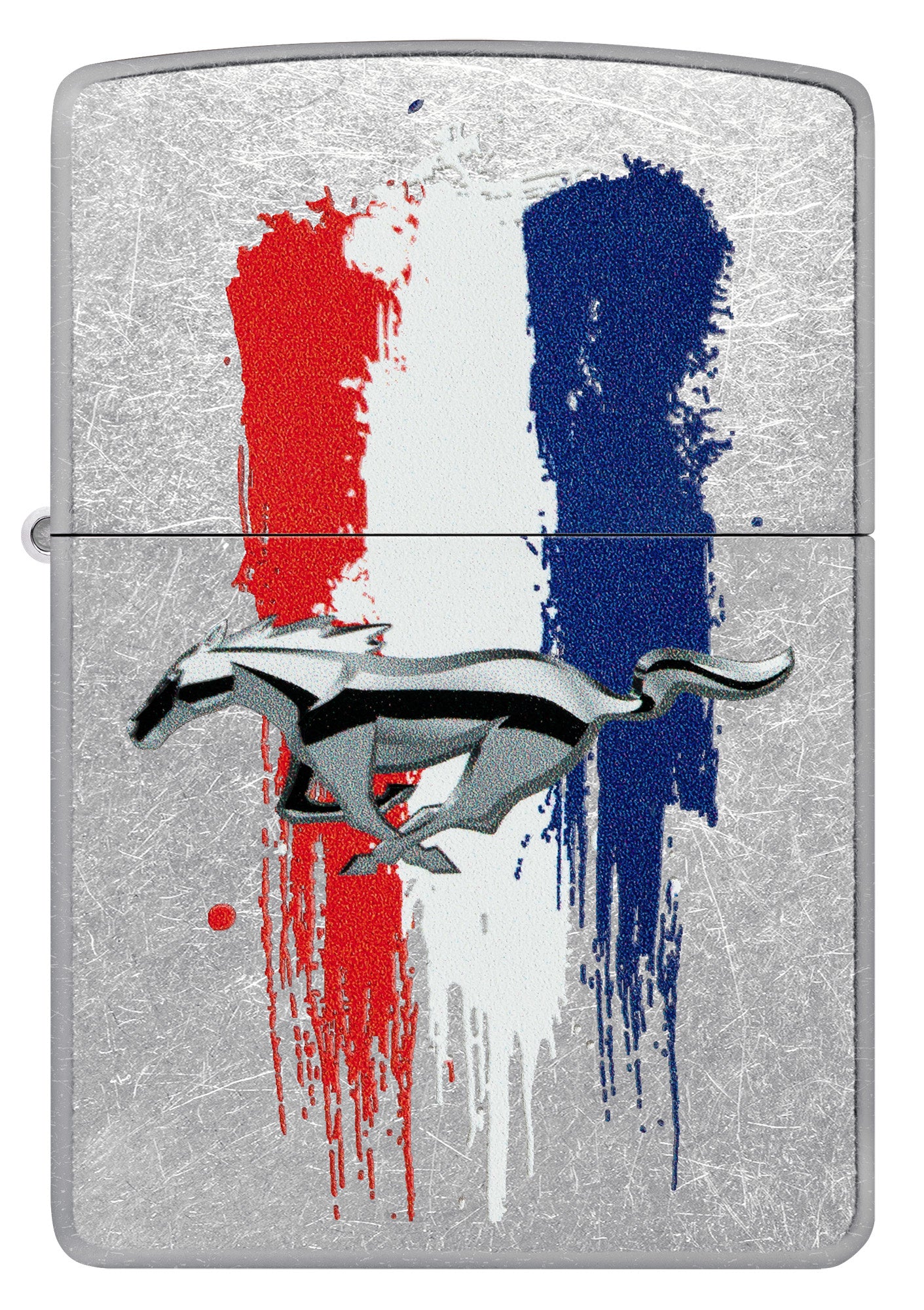 Zippo Ford Mustang Design Street Chrome Windproof Lighter