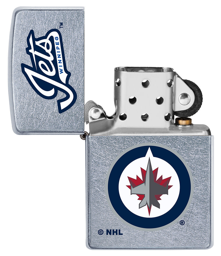 Winnipeg Jets™ Logo Design Street Chrome Windproof Lighter – Zippo USA