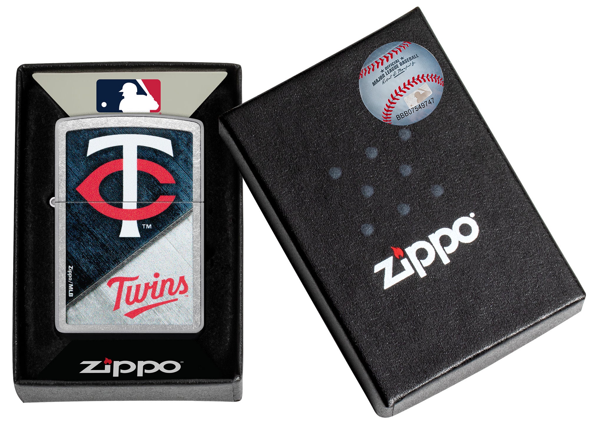 MLB® Minnesota Twins™ Street Chrome™ Windproof Lighter – Zippo USA