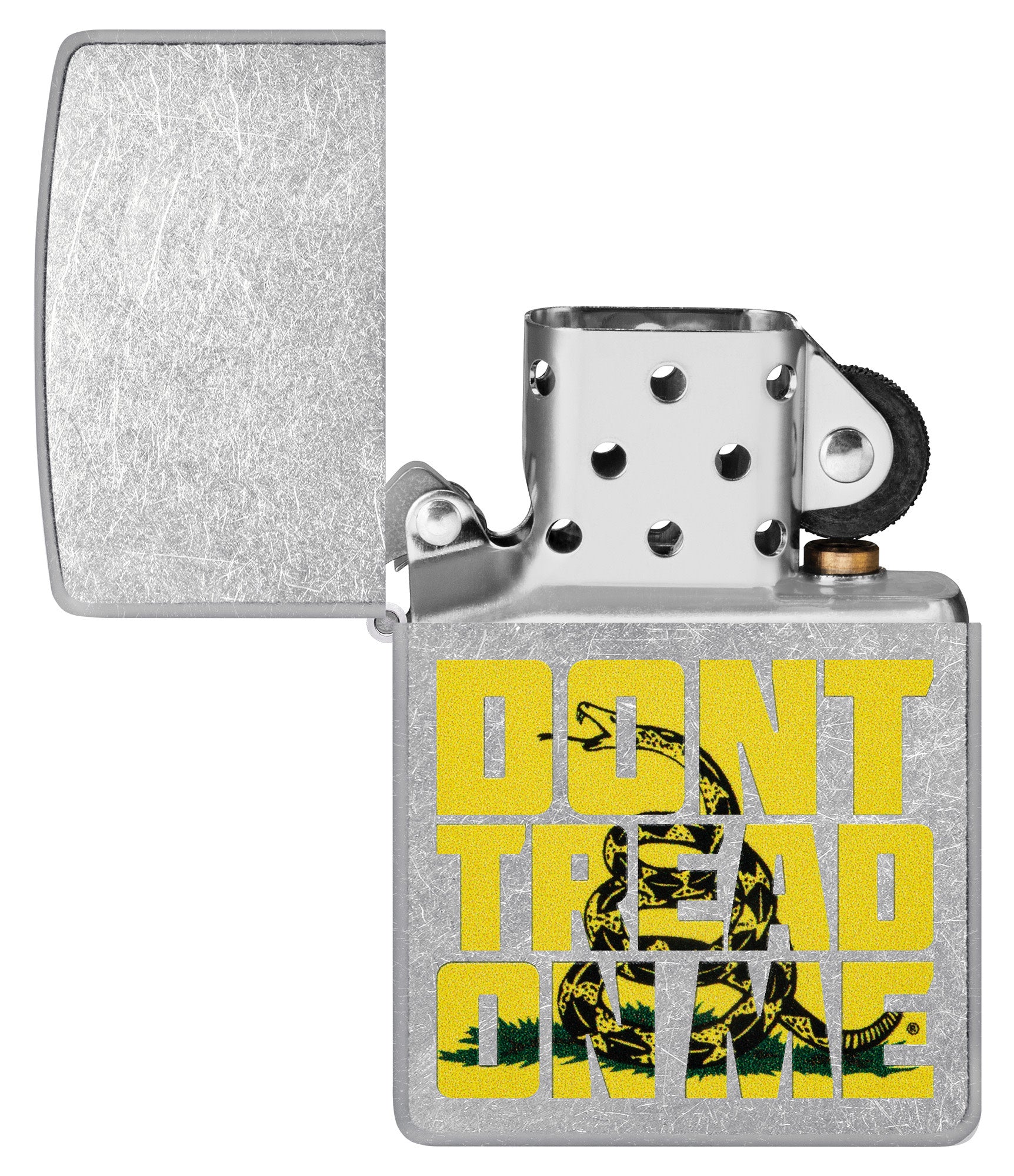 Zippo Dont Tread on Me® Street Chrome Windproof Lighter