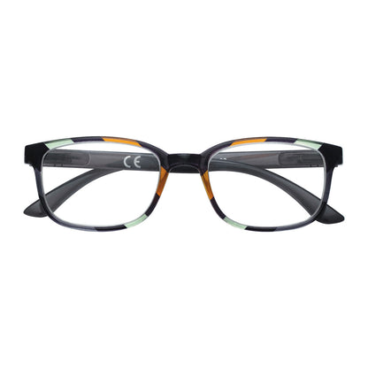 Striped Frame Reading Glasses