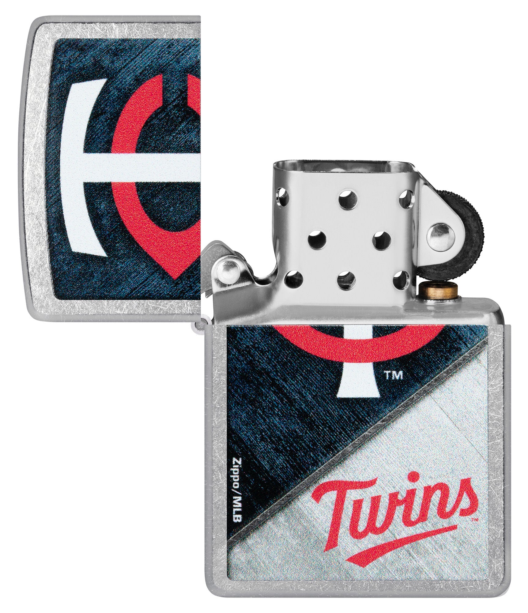 MLB® Minnesota Twins™ Street Chrome™ Windproof Lighter – Zippo USA
