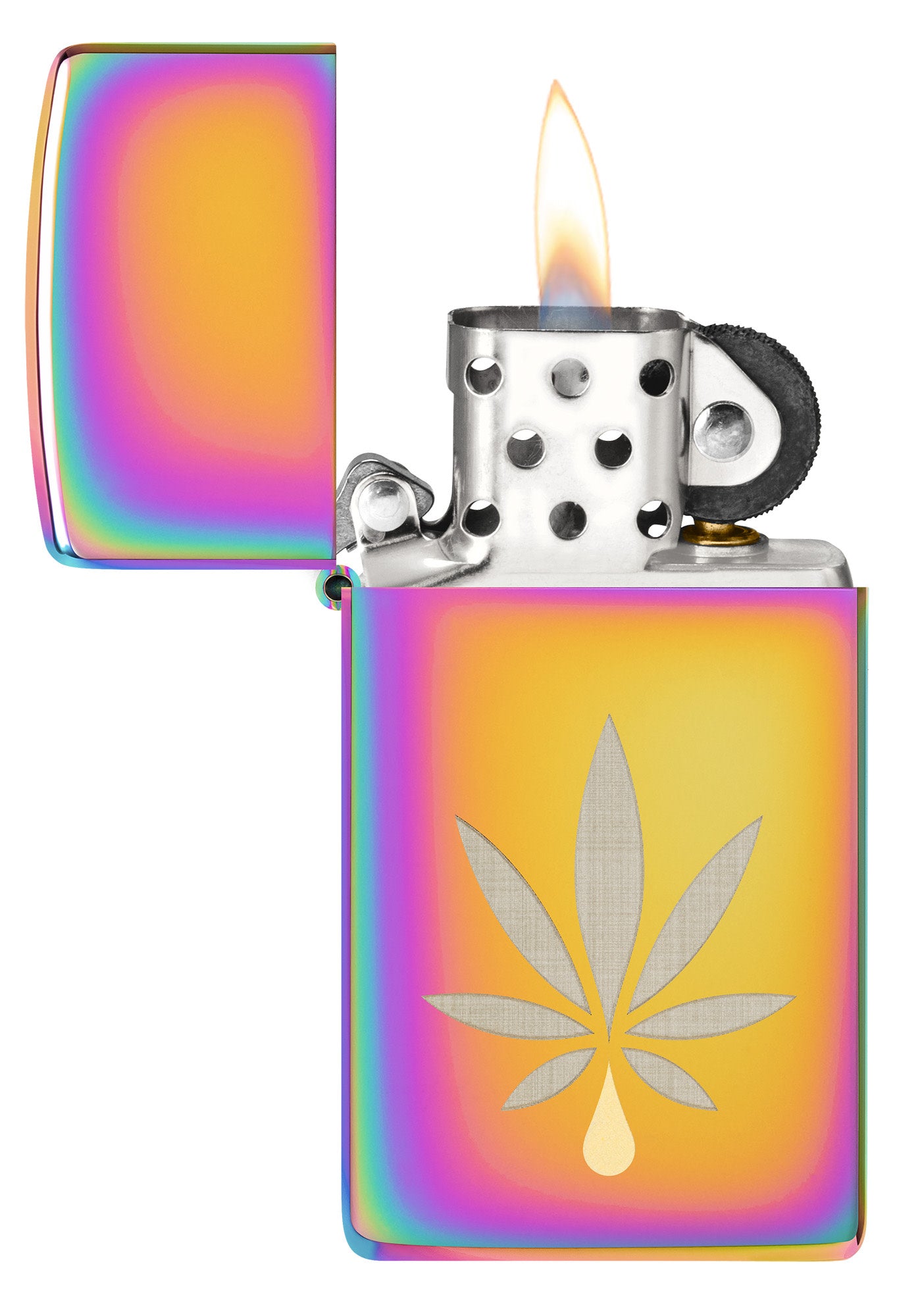 Rare Digital Weed online Cannabis Design Zippo