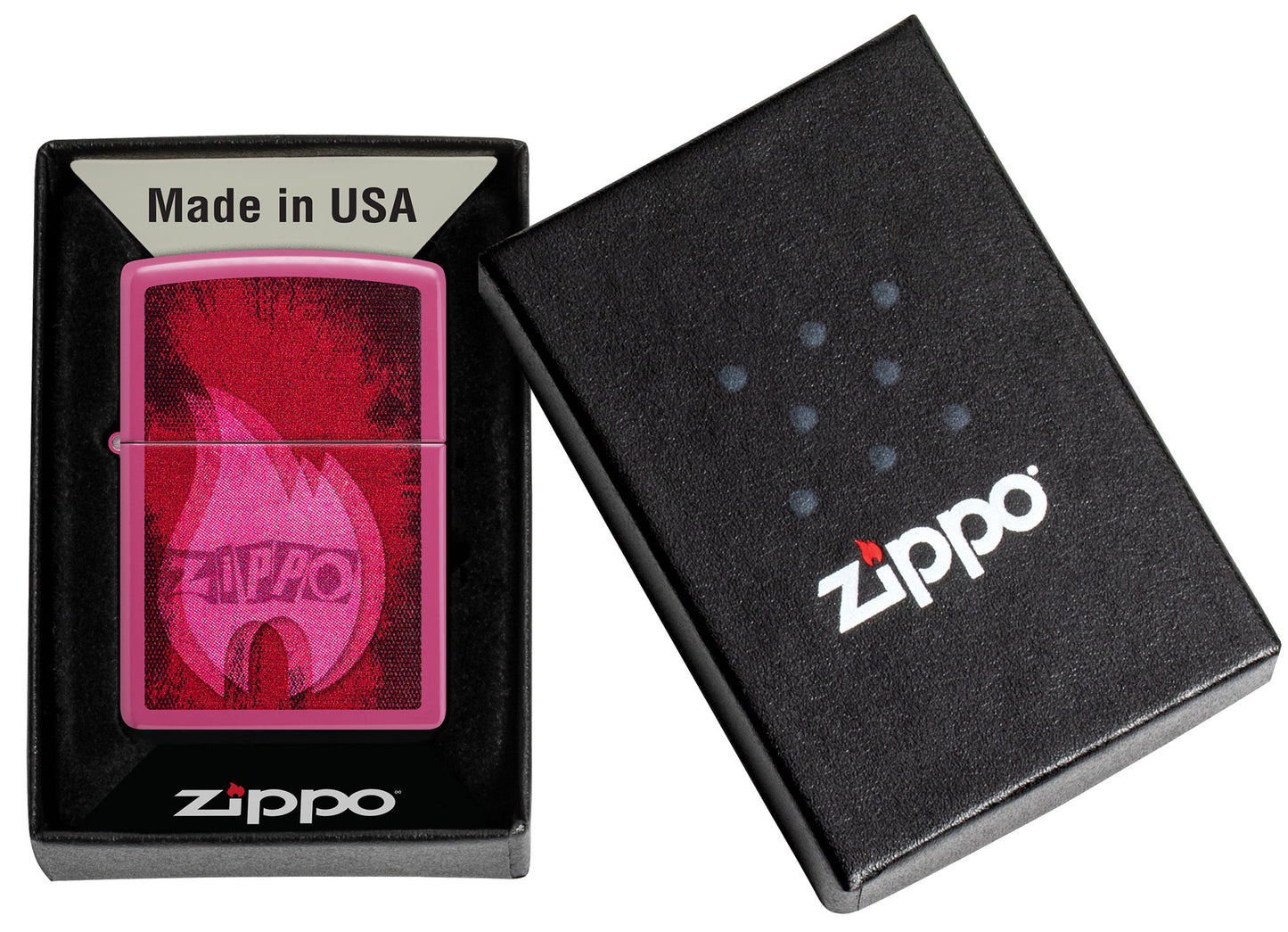 Zippo Pulse Design Frequency Windproof Lighter in its packaging.