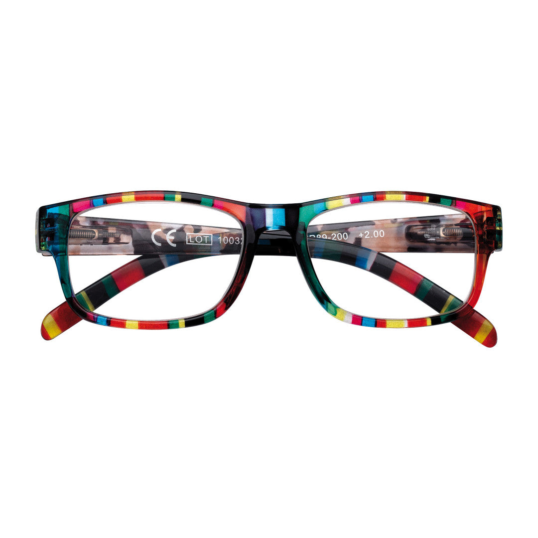 Vertical Stripe Reading Glasses
