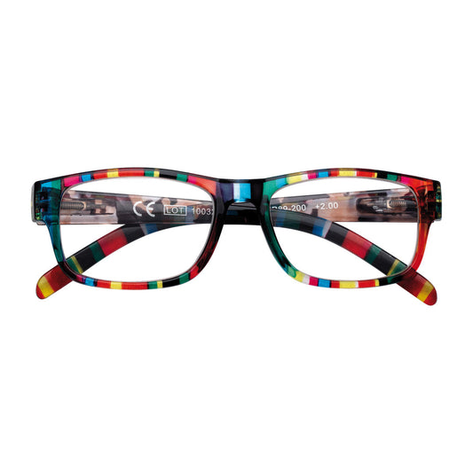 Vertical Stripe Reading Glasses