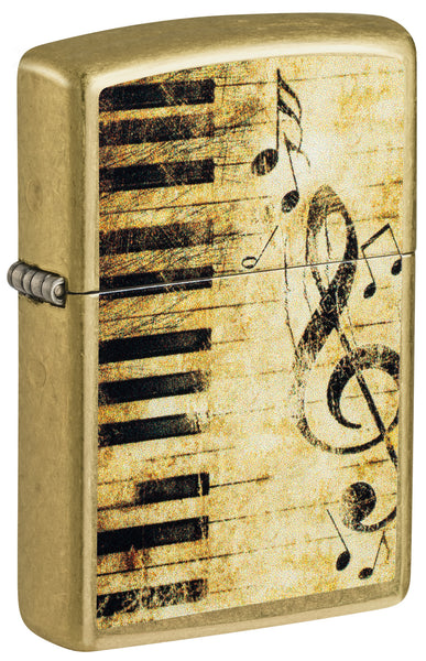 Zippo Nothing but Treble Design Street Brass Windproof Lighter